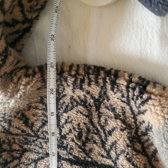 Black Diamond Vintage Fleece Full Zip Sz M Jacket with Nature Print. Made In USA - Picture 10 of 10